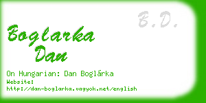 boglarka dan business card